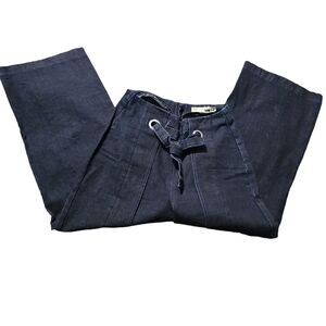 Bundle of 2 pairs cropped wide leg pants